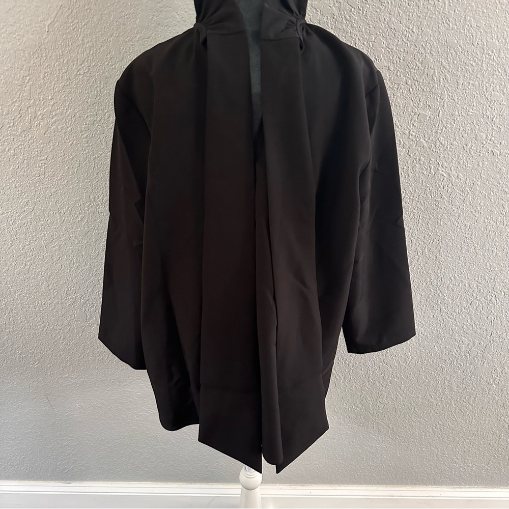 Tuckernuck Black Ruffle-Neck Tunic Top - Picture 3 of 9